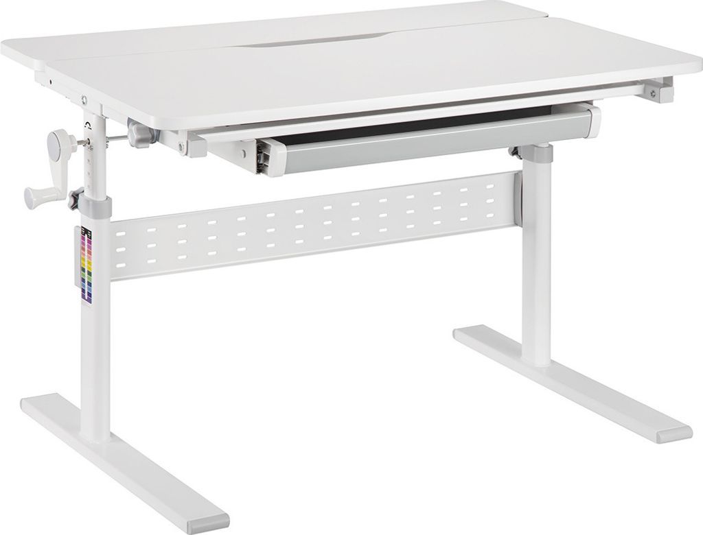 Weißer Kinder-Hebeschreibtisch Spacetronik XD SPE-X102W Produktbild 