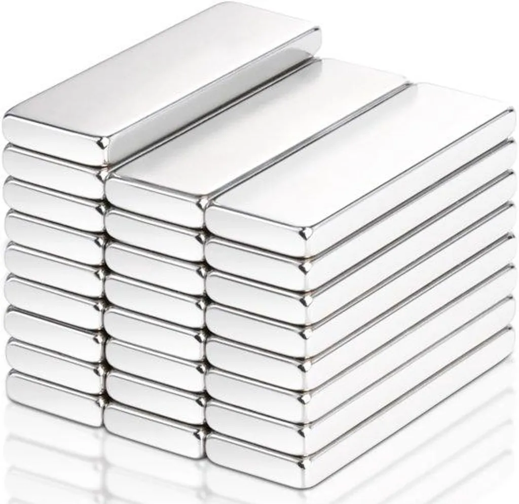 Aimants néodyme 30x10x3 mm avec revêtement anticorrosion et haute force