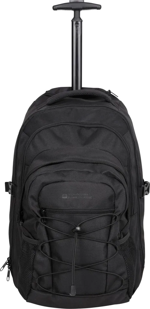 Sac à dos à roulettes polyvalent Pioneer Noir - Bagage Cabine 2-en-1 Robuste