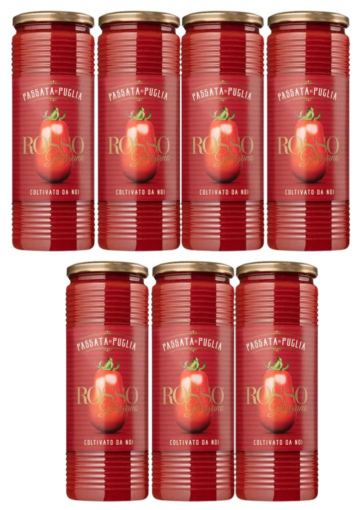 Purée de tomates 690 g - Rosso Gargano - 7 x Image du produit 