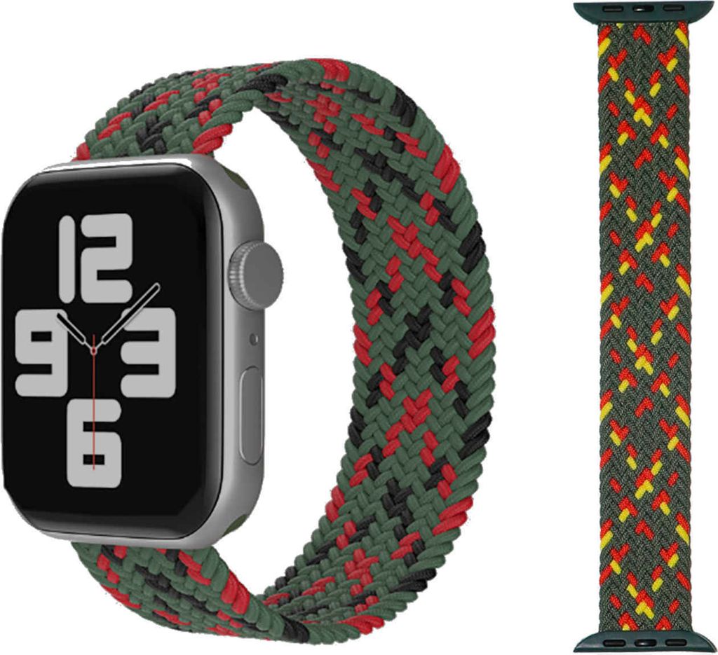 Für Apple Watch Series 10 46mm / 1 + 2 Ultra 49mm 9 / 8 / 7 45 / 6 SE 5 4 44 / 3 2 1 42mm Uhr Nylon Armband Ersatz