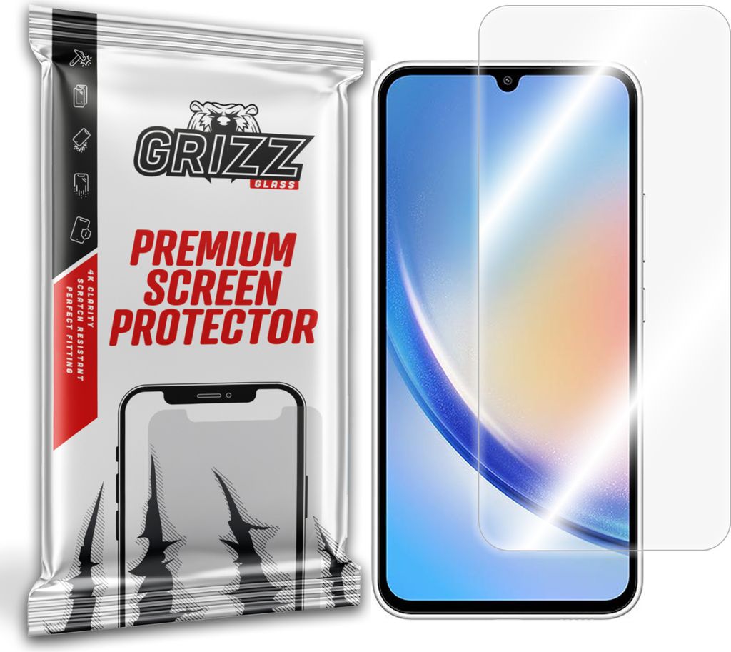 GrizzGlass Samsung Hybridglas HybridGlass für Galaxy A34