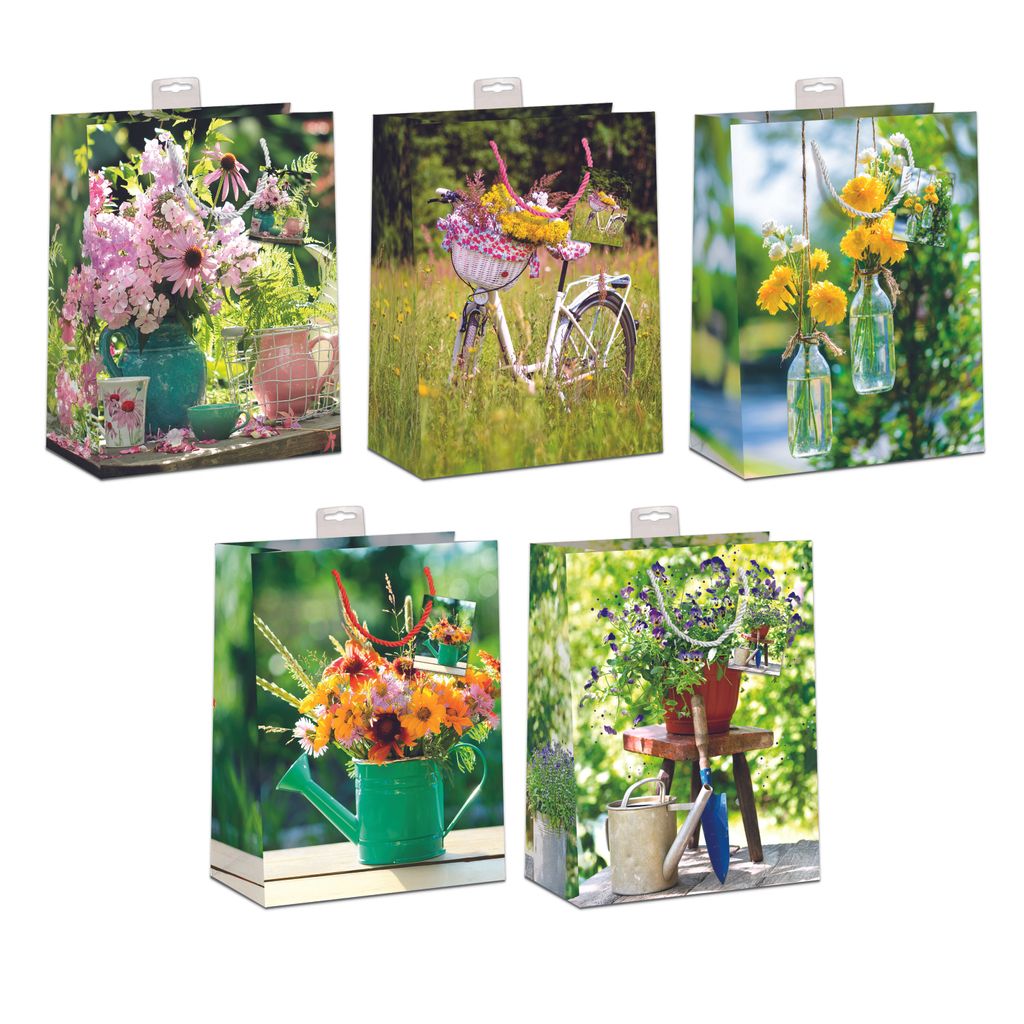 10 Geschenktaschen A4 Format large florale Motive€ 25 pro Tüte € 2,50 Bundle Set Geschenktüten