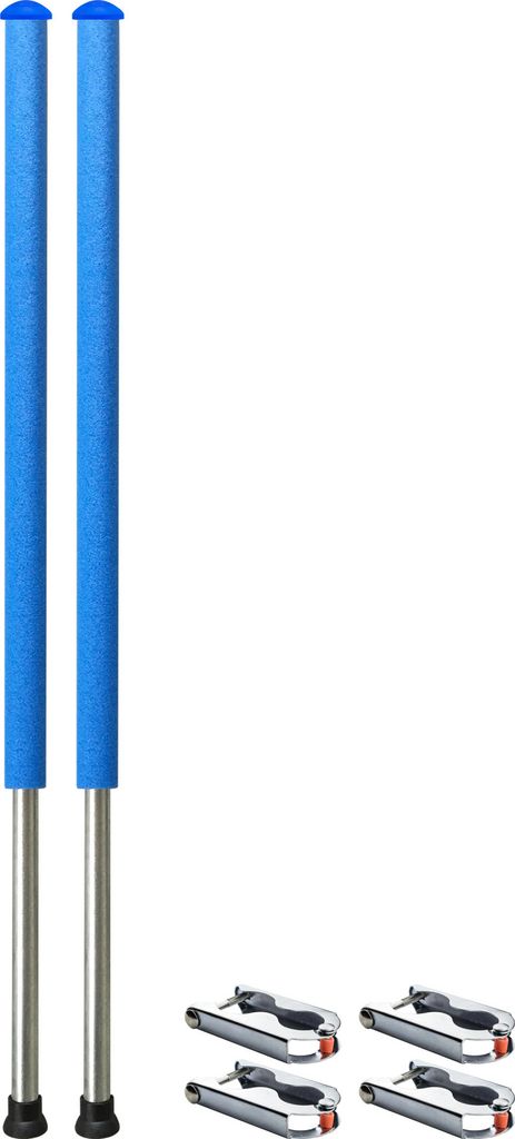 Trampolin Ersatzstangen 233cm - Komplettset Für Sicherheitsnetz