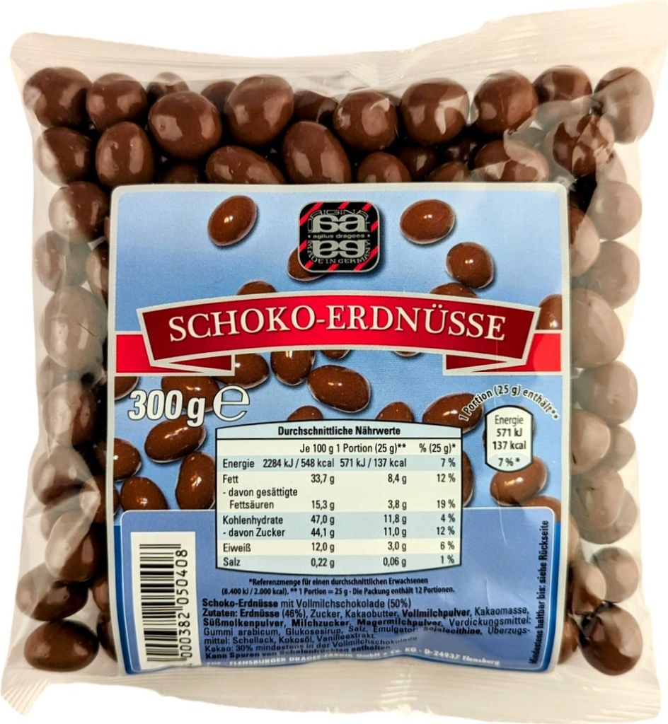 agilus dragees Schoko-Erdnüsse 300g Produktbild 