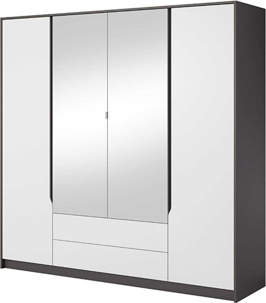 Moderner Schlafzimmerschrank SEGA mit Schubladen Produktbild 