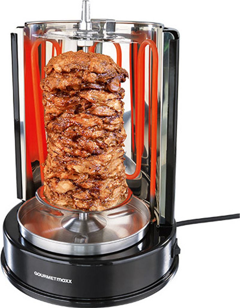GOURMETmaxx Dönergrill Rotisserie 1400 Watt Hähnchengrill Produktbild 9