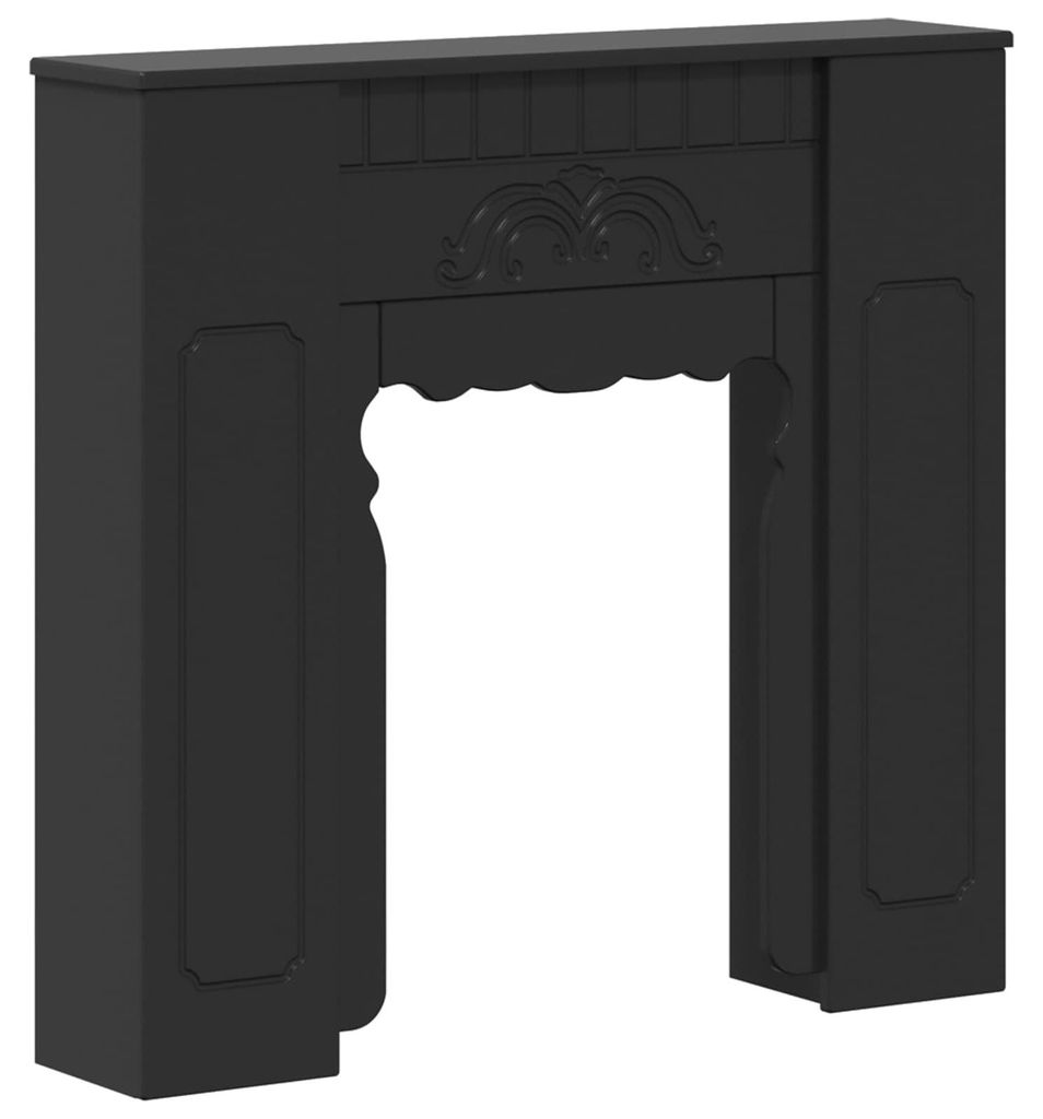 vidaXL Revêtement pour cheminée, noir, 93 x 20 x 89 cm, en Image du produit 