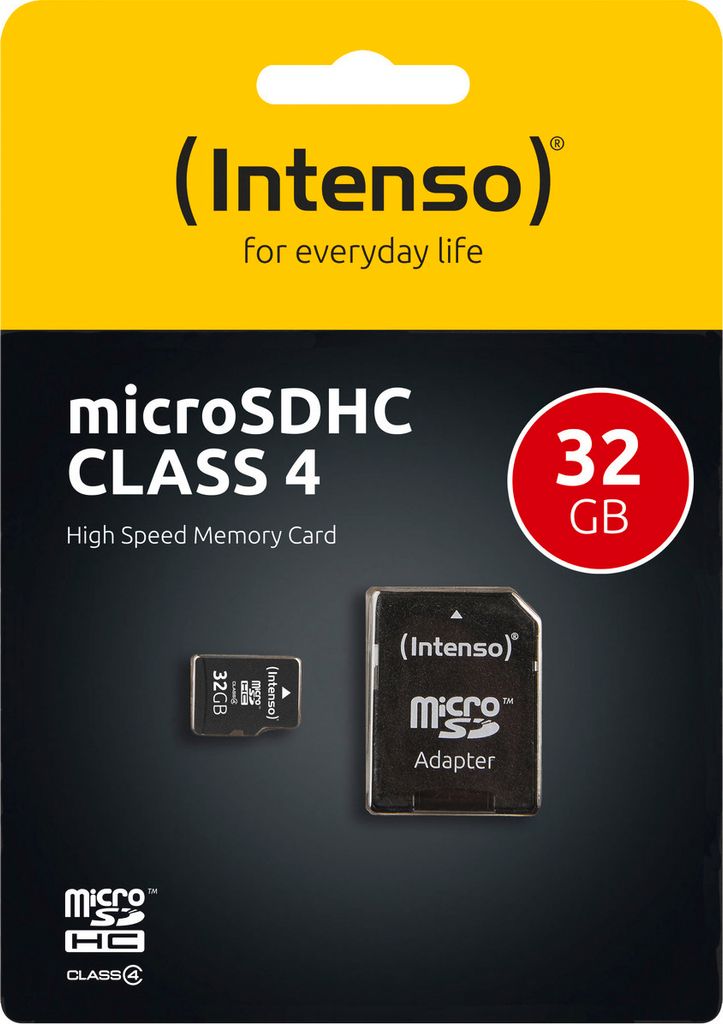 Karta SD MicroSD 32GB Intenso inkl. Adapter SD Zdjęcie produktu 2