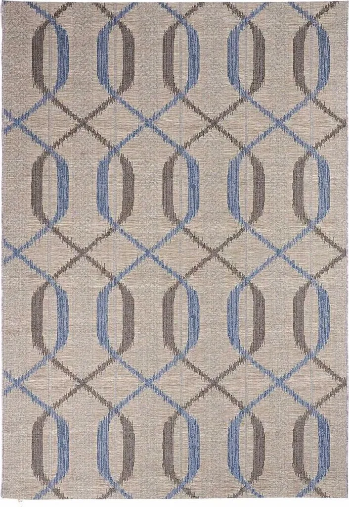 Tapis Kilim d'Extérieur Tissé Résistant aux UV et Intempéries SCANDINA