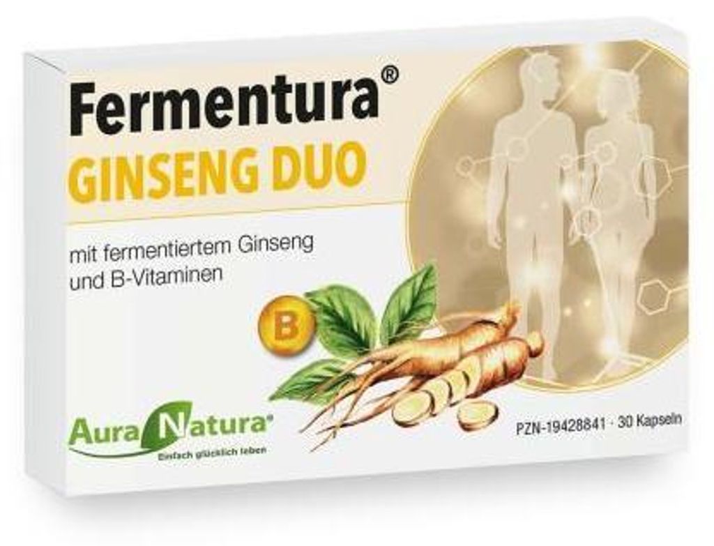 Auranatura Fermentura Ženšen Duo Kapsule 30 kapsúl Obrázok produktu 