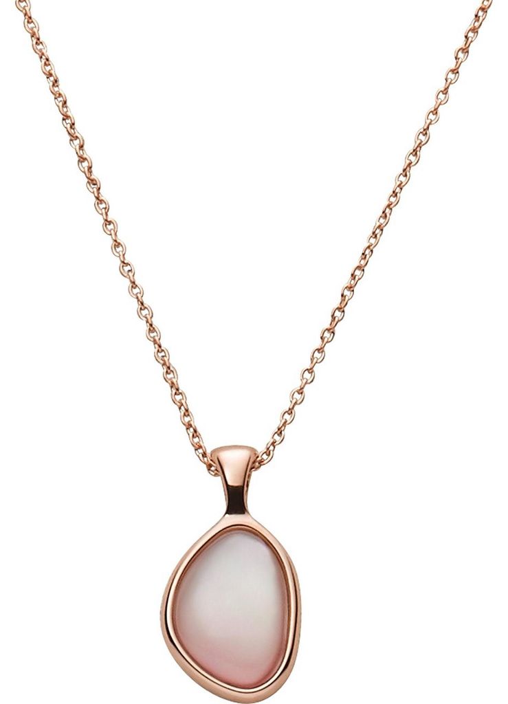 Skagen Damen Kette Agnethe Anhänger Perlmutt Edelstahl Produktbild 