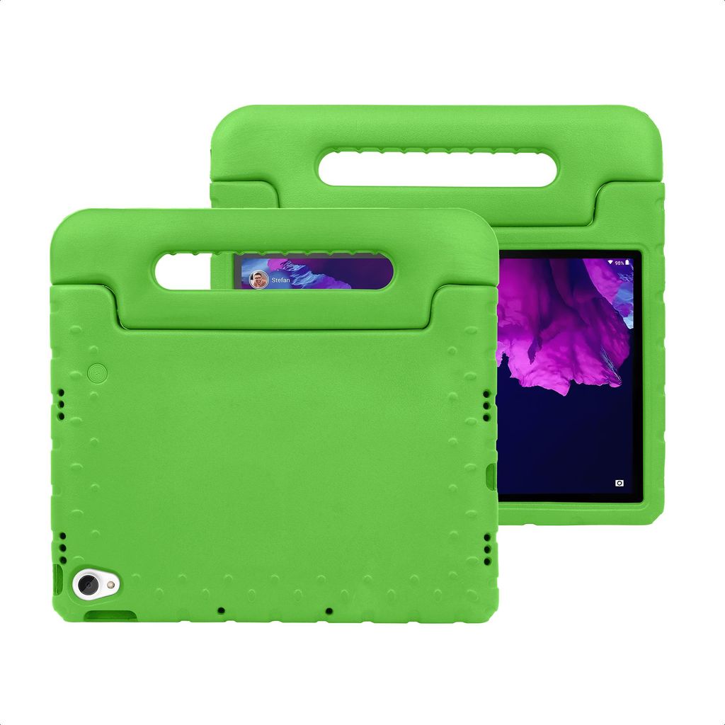 imoshion Schutzhülle mit Handgriff kindersicher Lenovo Tab P11 / P11 Plus - Grün