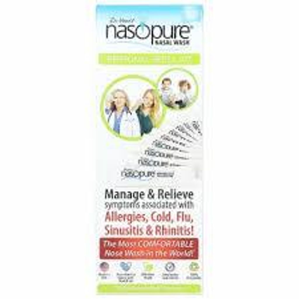 Nasopure Nasensplung Personal Refill Kit - 20 gepufferte Salzpakete