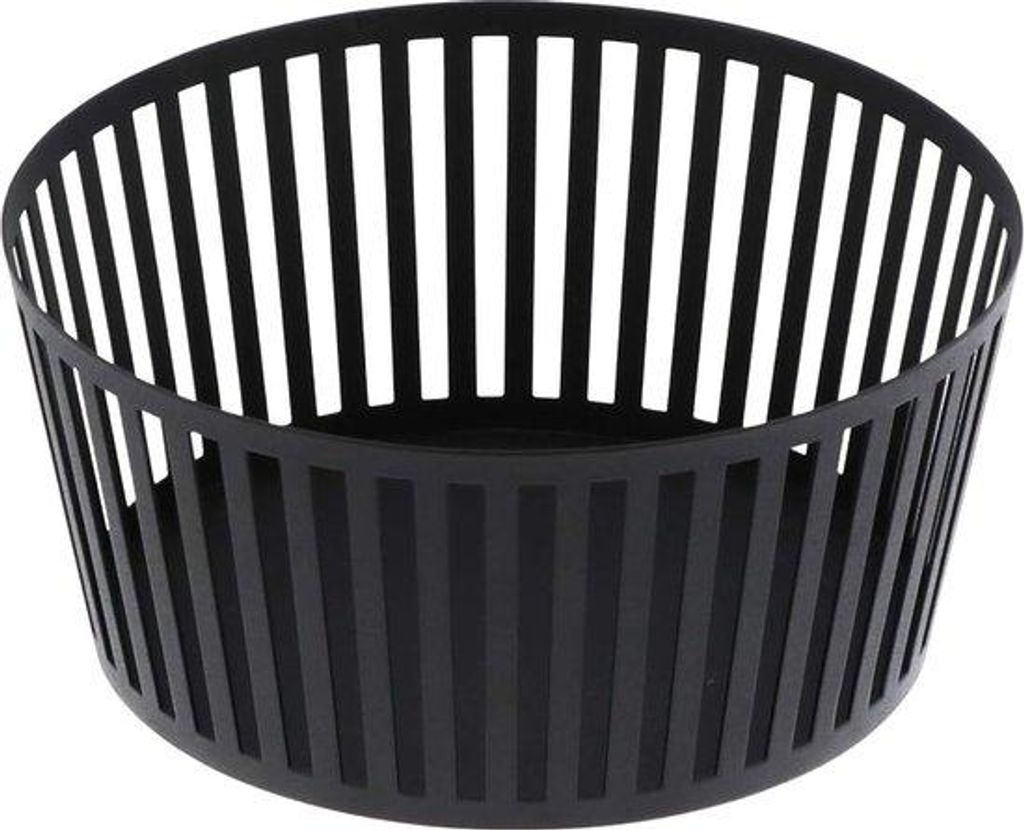 Tiefbeetleuchteter Gartenlampenständer aus Kunststoff, schwarz