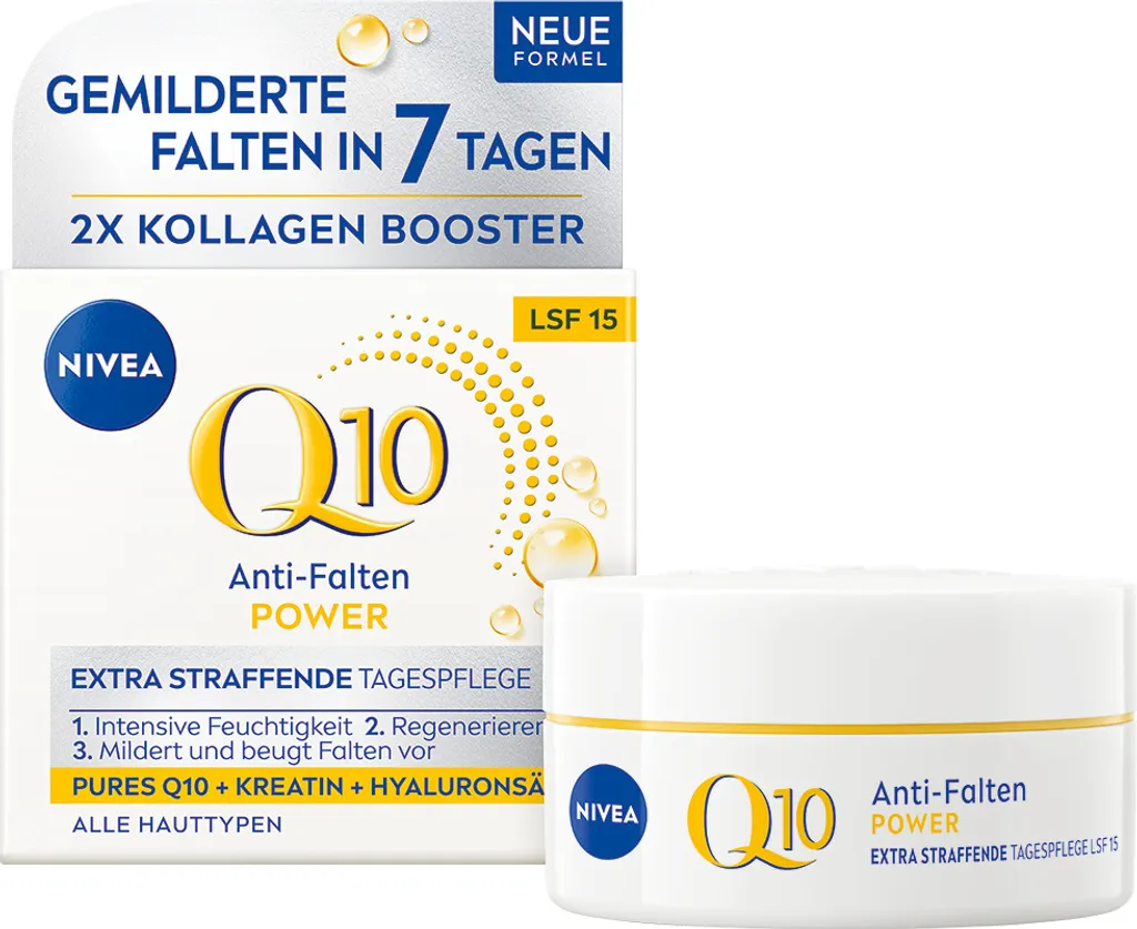 NIVEA Q10 Power Soin de Jour Anti-Rides SPF 15 50ml : Fermeté Visage