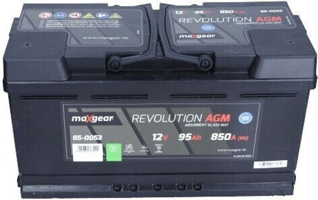 MAXGEAR Starterbatterie 12V 95Ah 850A/EN L5 für Auto LKW Batterie