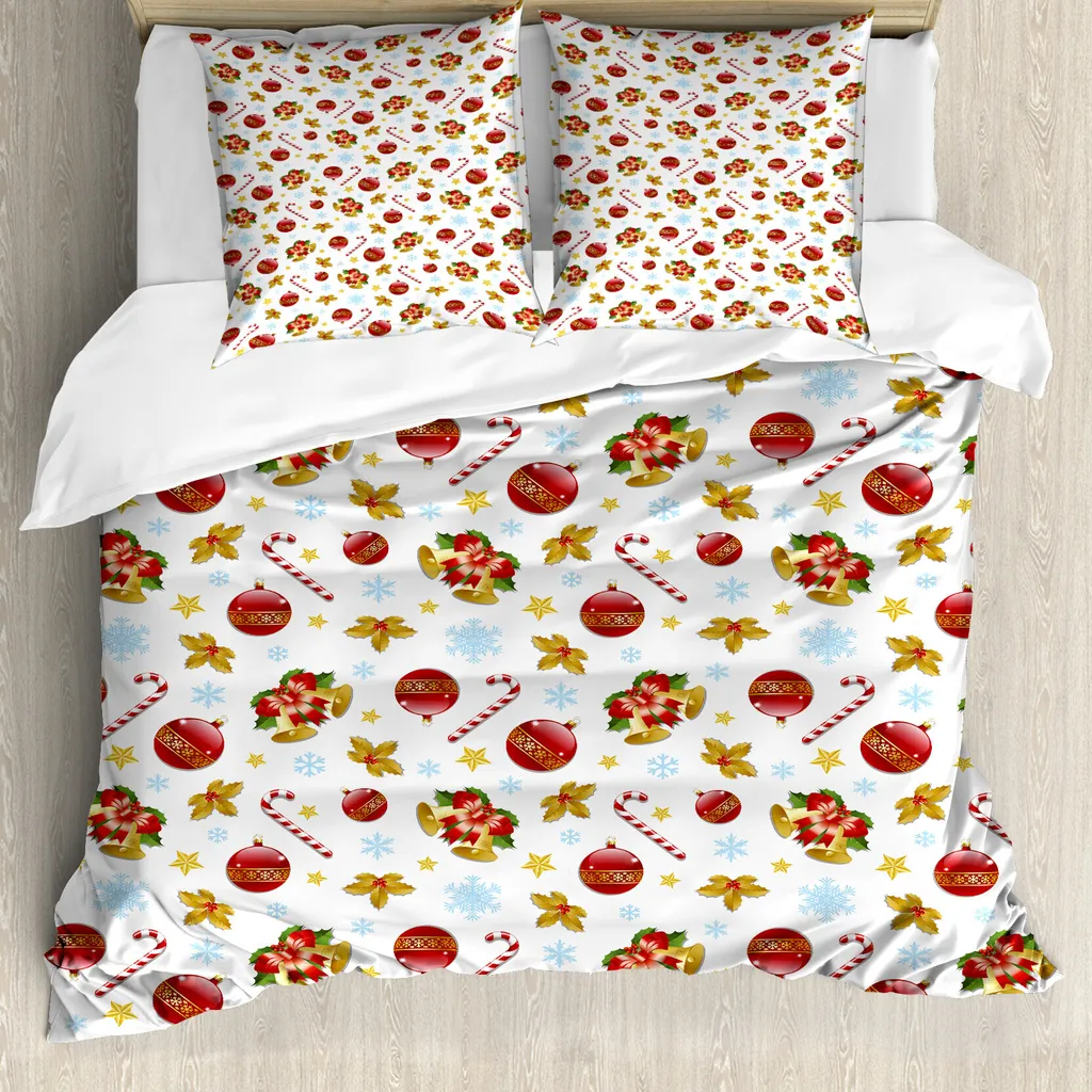 Copripiumino Natale Anallergico 155x220 ABAKUHAUS + Federa