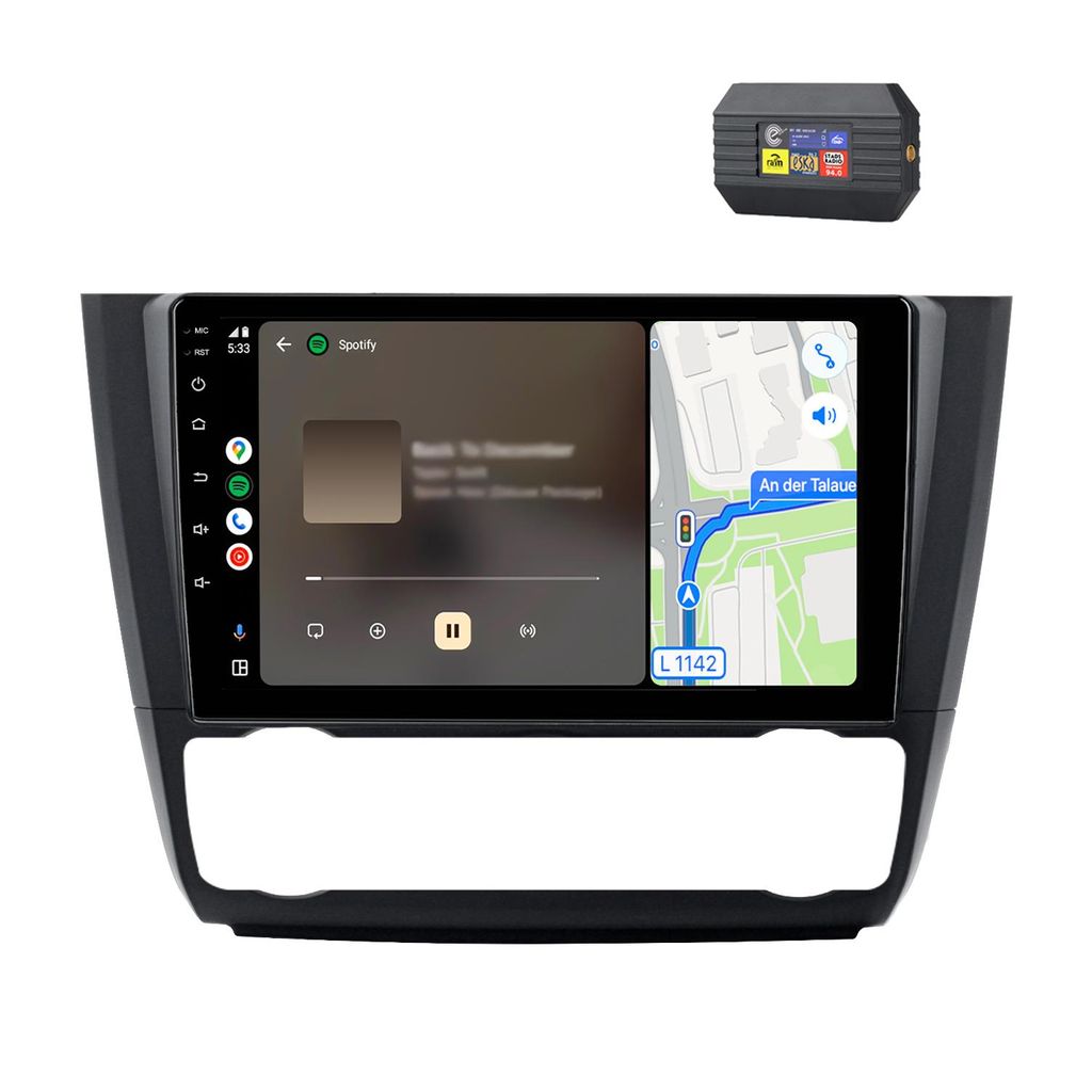 Radio samochodowe z adapterem DAB+ do BMW E81, E82, E87, Zdjęcie produktu 