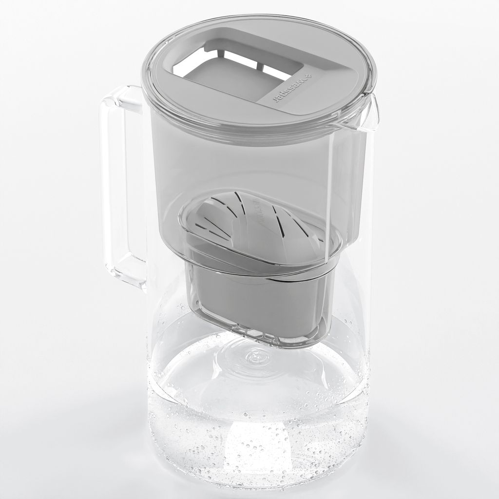 Wessper Wasserfilterkanne aus Glas 3 L Kompatibel mit Produktbild 7