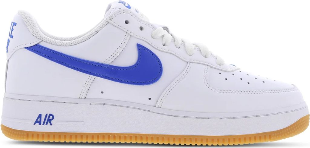 Nike Air Force 1 Low Retro Wit / Blauw - Heren Sneaker - DJ3911-101 nike air force, nike air force 1 low, nike air force heren, nike air force 07, ...