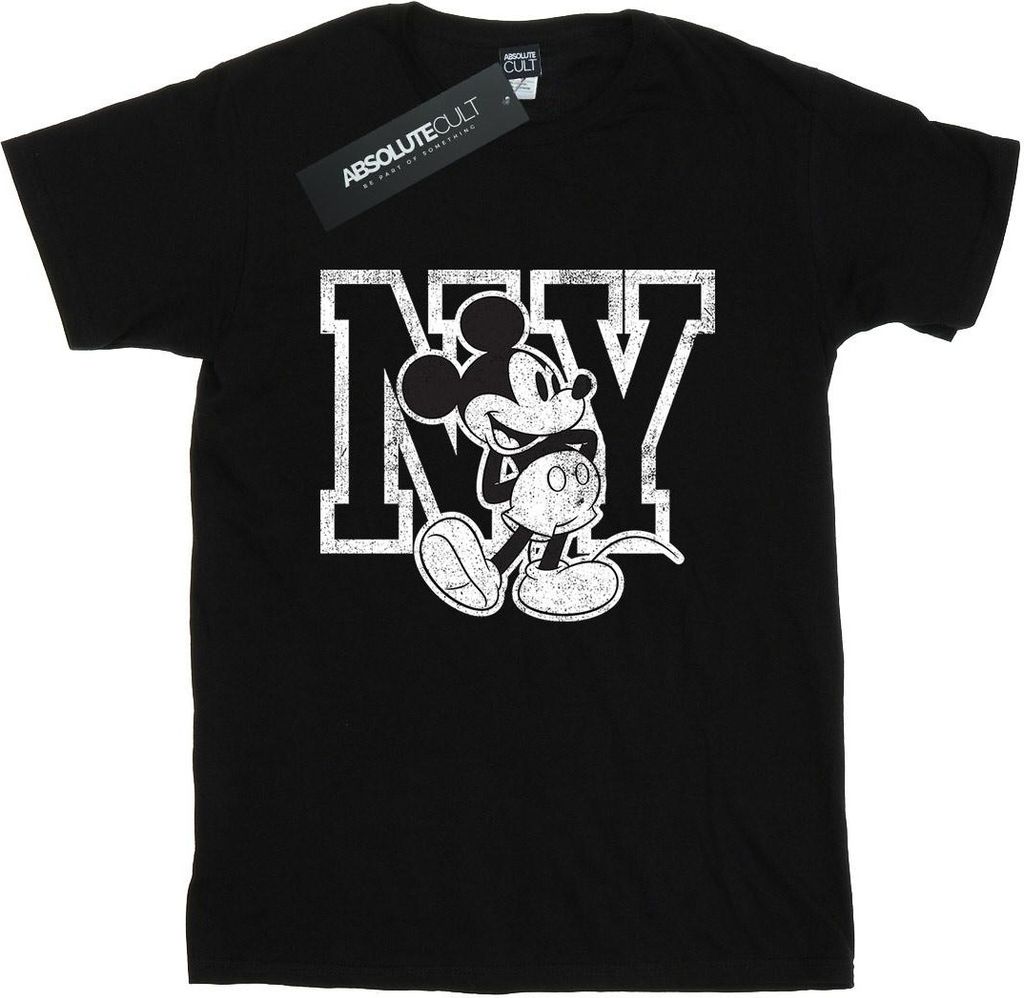 Disney - "NY" T-Shirt für Herren BI39527 (L) (Schwarz) Produktbild 