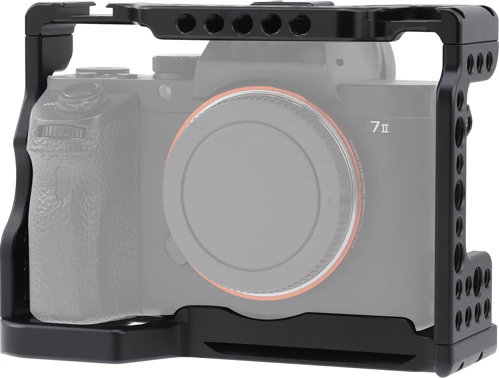Cage de Vlog pour Sony A7M3 avec Support Micro et Fixation Moniteur