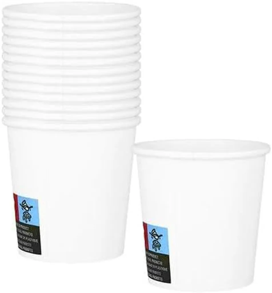 Gobelets en carton biodégradables 7 oz - Pack de 1000 unités robustes