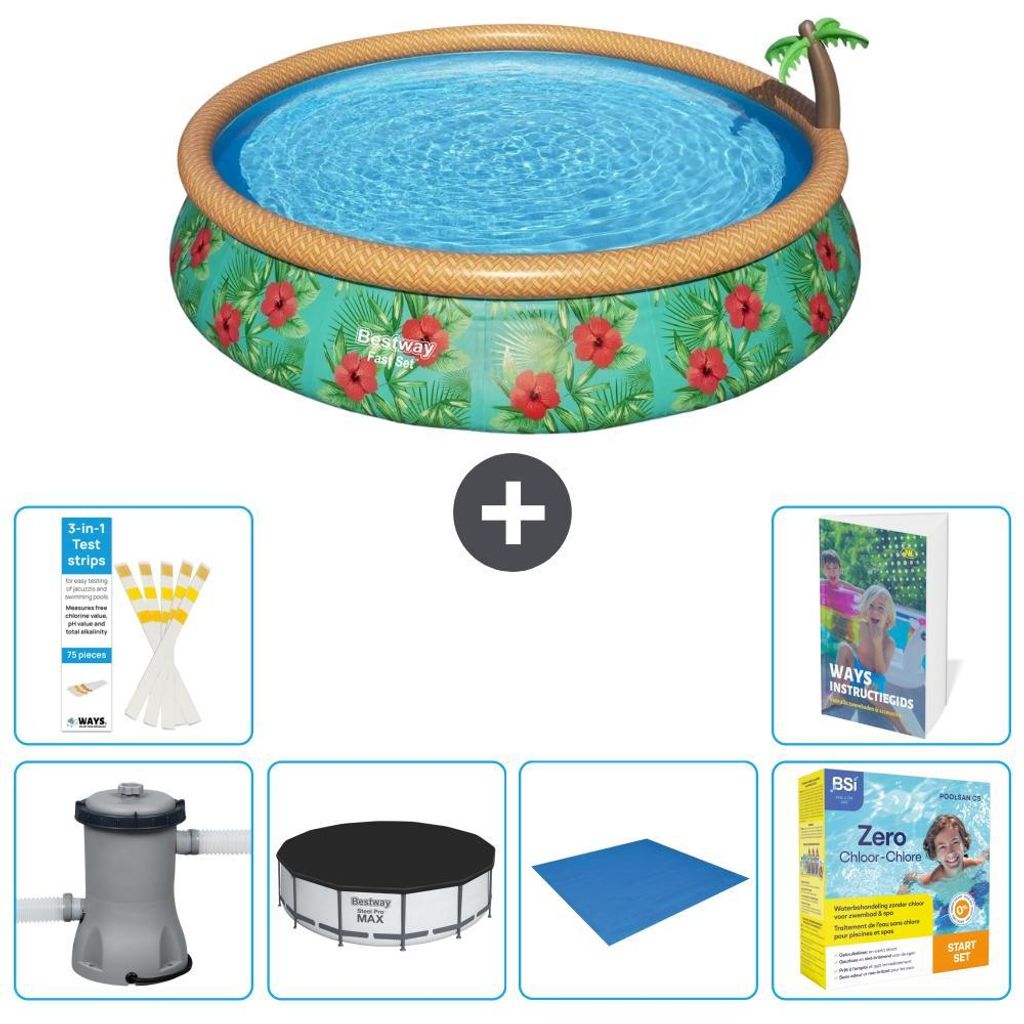 Bestway Fast Set Rund - 457x84 cm - 7-teilig S198