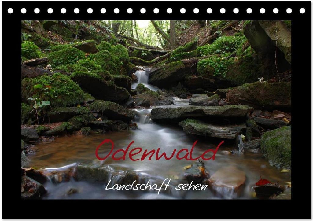 Odenwald - Landschaft sehen (Tischkalender 2026 DIN A5 quer), CALVENDO Monatskalender
