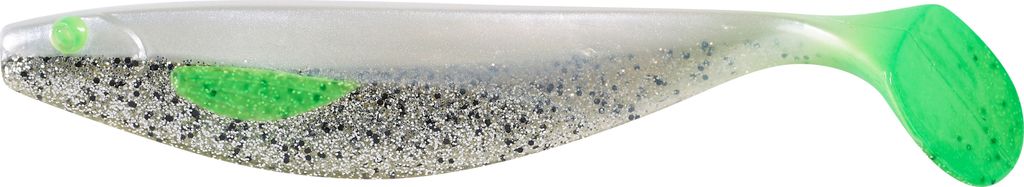 Balzer Shirasu Booster Shad - Gummifisch, Länge:6cm, Farbe:Salt'n Pepper