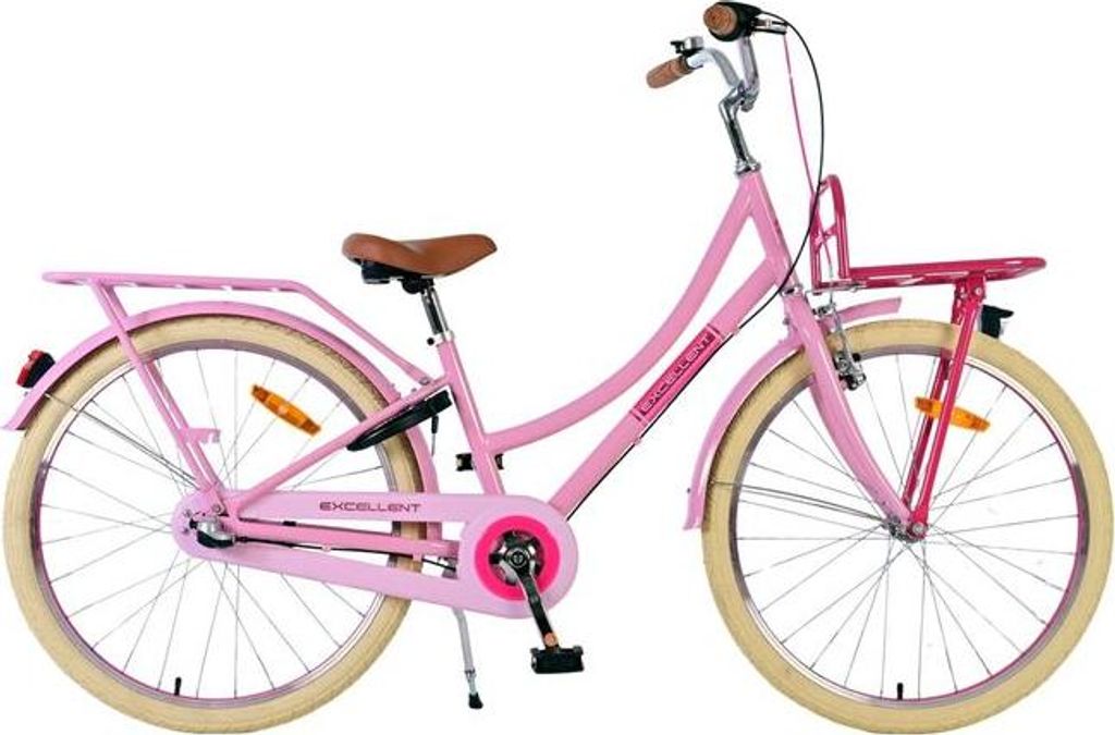 Volare Excellent Kinderfahrrad - Mädchen - 24 Zoll - Rosa - Produktbild 