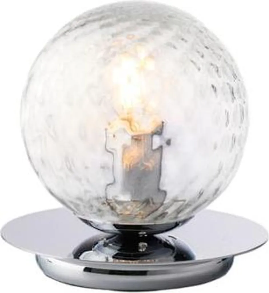 Lampe de chevet en fer chromé Armonia pour éclairage d'appoint chic