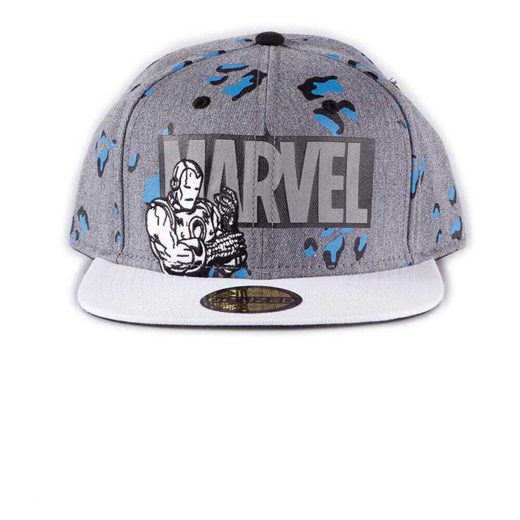 Difuzed - Baseball Cap - Marvel True Power (grau) Cappy Mütze Avengers Ironman