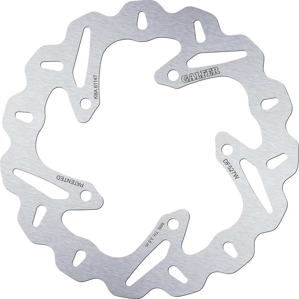 Disque de frein arrière Galfer 230x4mm WAVE rigide pour Yamaha YZF R MT