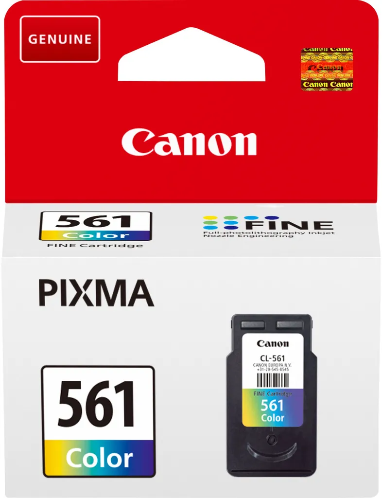 Inchiostro Canon CL-561 Originale | Cartuccia Colori per Casa e Ufficio