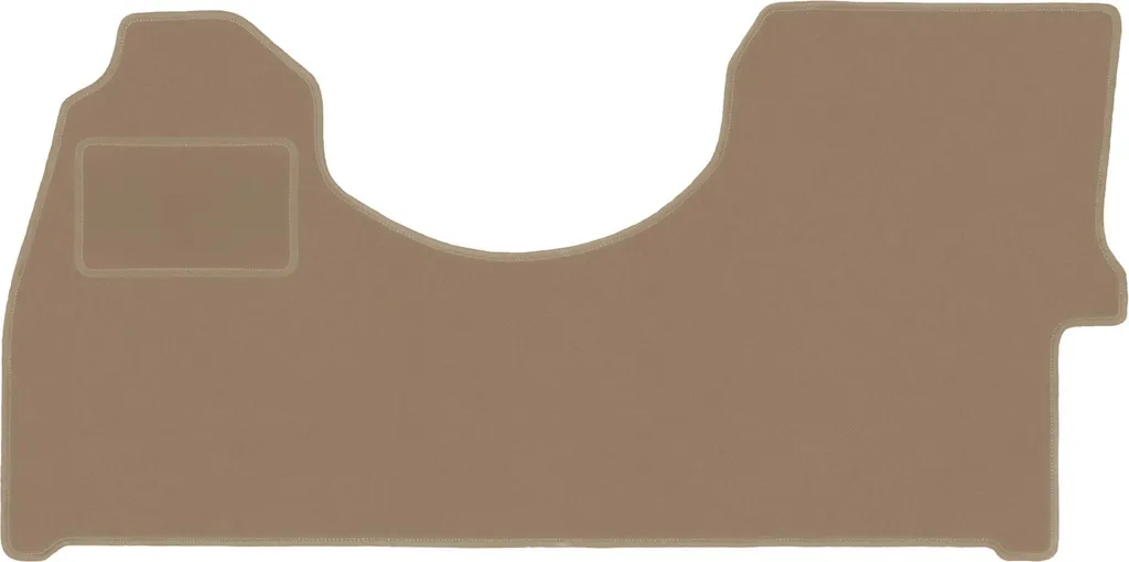 Tappeto Guida Mercedes Sprinter II 2006-19 Velluto Beige con Bottoni