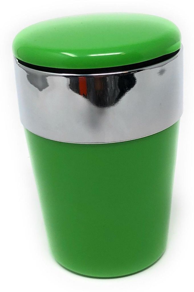 Auto-Aschenbecher mit LED Kfz-Windaschenbecher mit Deckel & Produktbild 