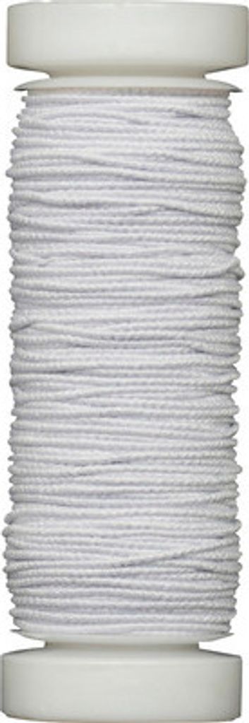 Elastic-Nähfaden weiß 20 m 0,6 mm