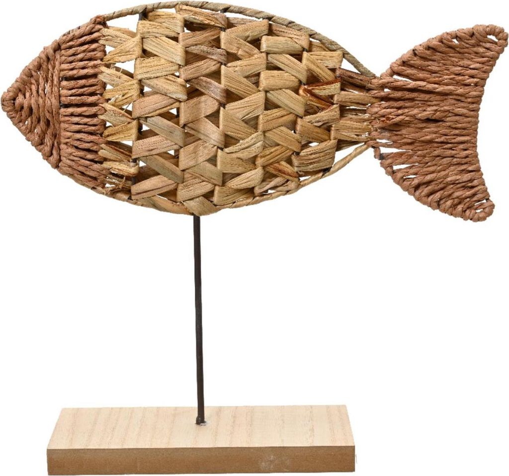 Vis touw op voet H30cm