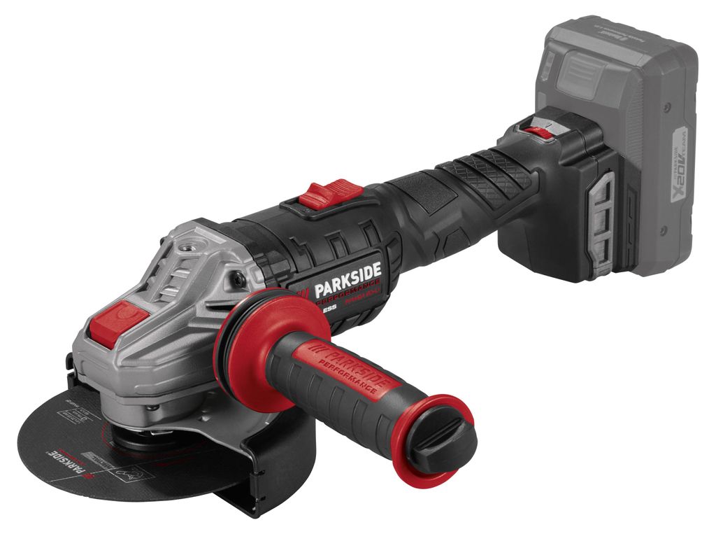 PARKSIDE PERFORMANCE® 20 V Akku-Winkelschleifer »PPWSA Produktbild 