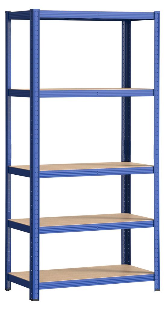 Wiltec Schwerlastregal 100x50x204cm, 200kg/Ebene, Produktbild 