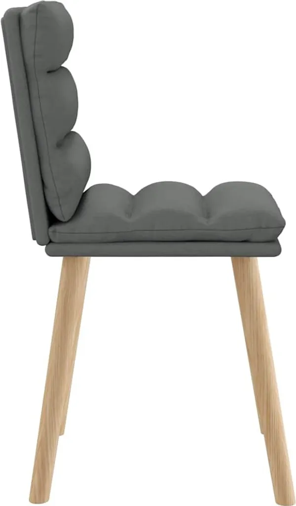 Offerta Set 2 Sedie Sala da Pranzo Grigio Scuro - Qualità a Buon Prezzo - 5