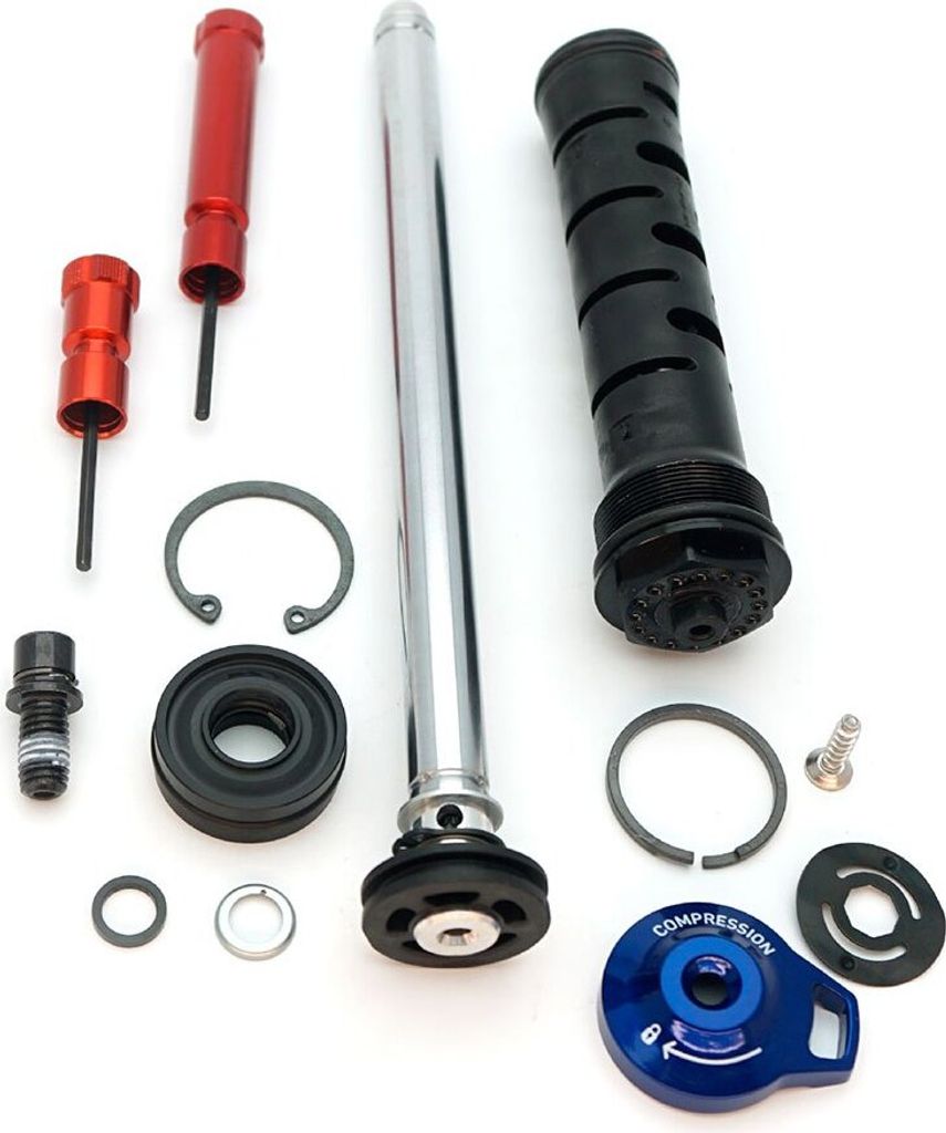 Rockshox Solo Air Kit Zur Bewegungssteuerung Der Dämpfer-innenteile Rechts Für Sektor Rl 26 ́ ́-29 ́ ́ Krone Silber 130-150 mm Silber 130-150 mm