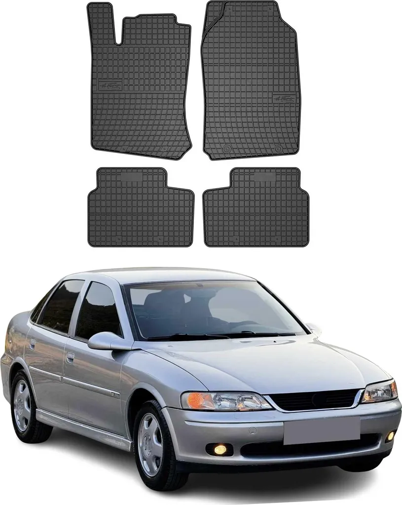 Offerta Tappetini Gomma Opel Vectra B 95-01 - Kit 4pz Neri Antiscivolo