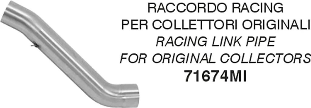 Raccord ARROW acier pour réparer ou booster un collecteur Aprilia