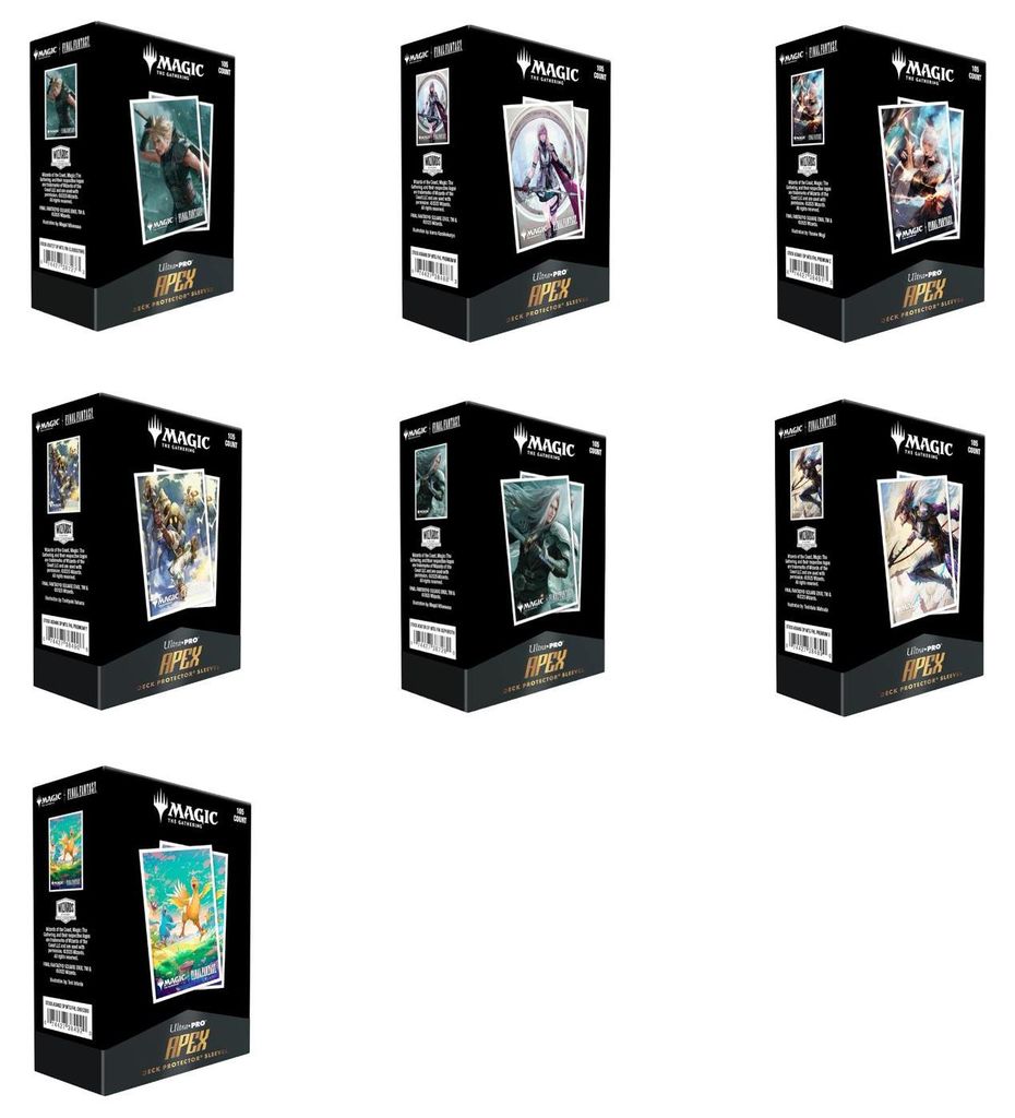 105 Ultra Pro Apex Sleeves - Final Fantasy (66x91mm), Version:Cloud, Ex-Soldier