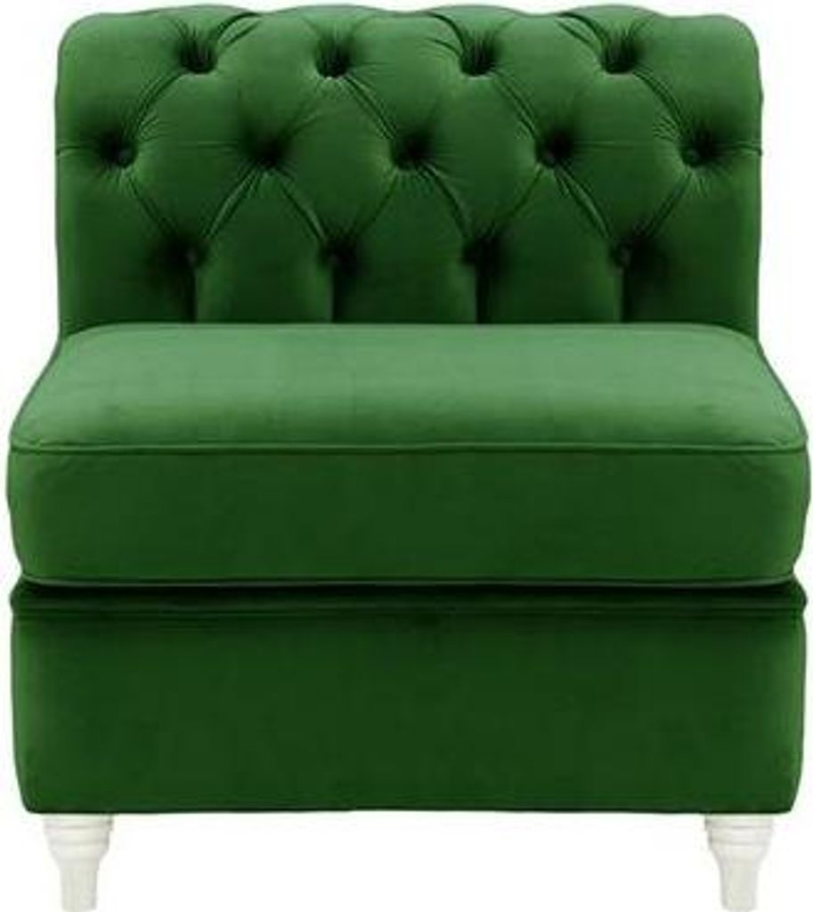Chesterfield Modul - Innenelement, einsitzig (1CP)-Velluto 10-white