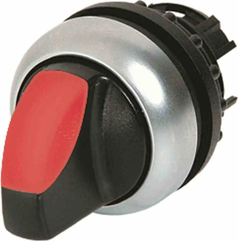 Interrupteur à manette Eaton rouge Ø22,5mm : visibilité et contrôle 22,5