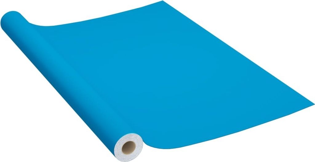vidaXL Samolepicí fólie na nábytek Azure 500 x 90 cm PVC Obrázek produktu 